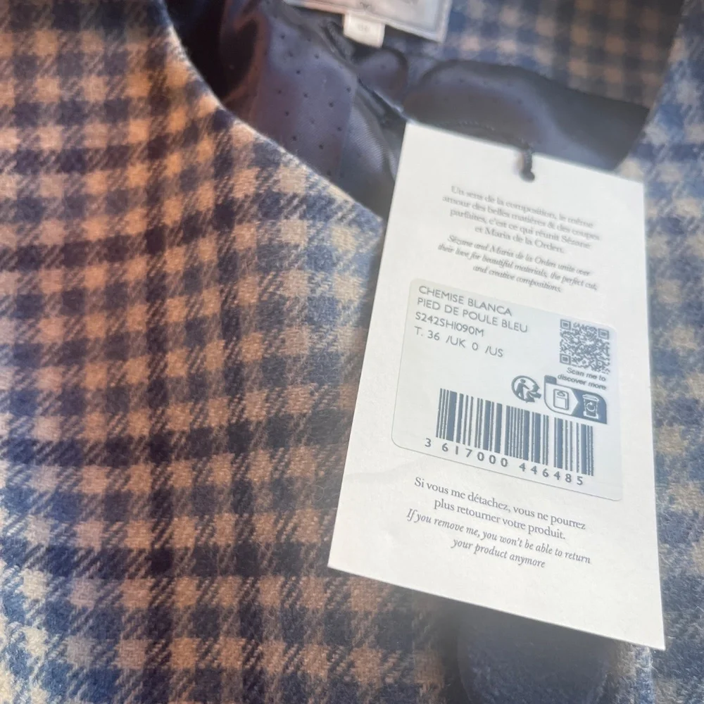 BLANCA JACKET - SÉZANE X MDLO  NWT - Picture 5 of 5